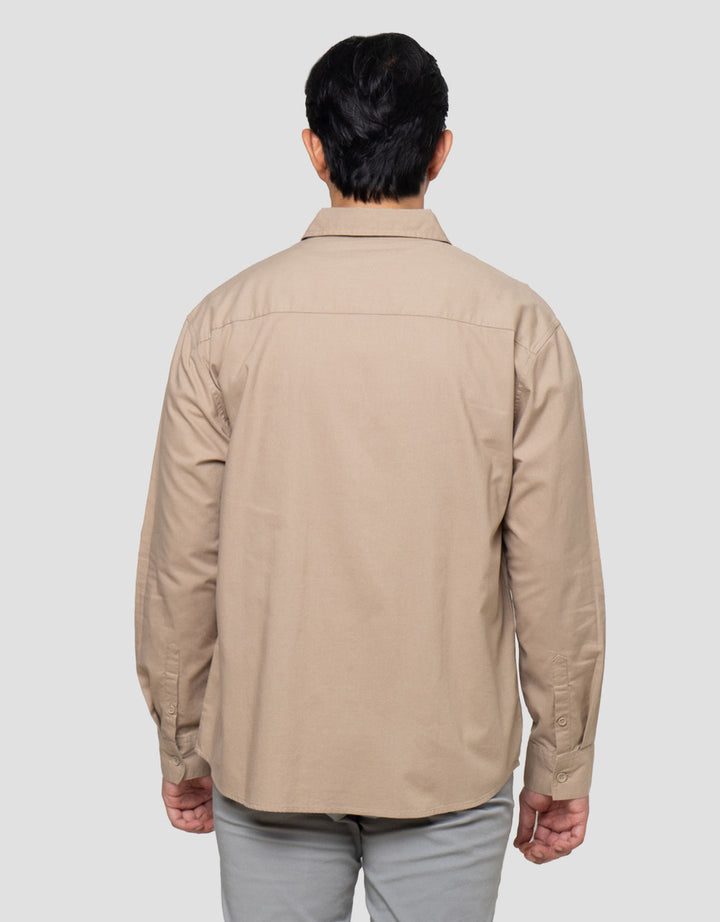 Nevada Plain Shino Linen - Reg Fit Kemeja Pria