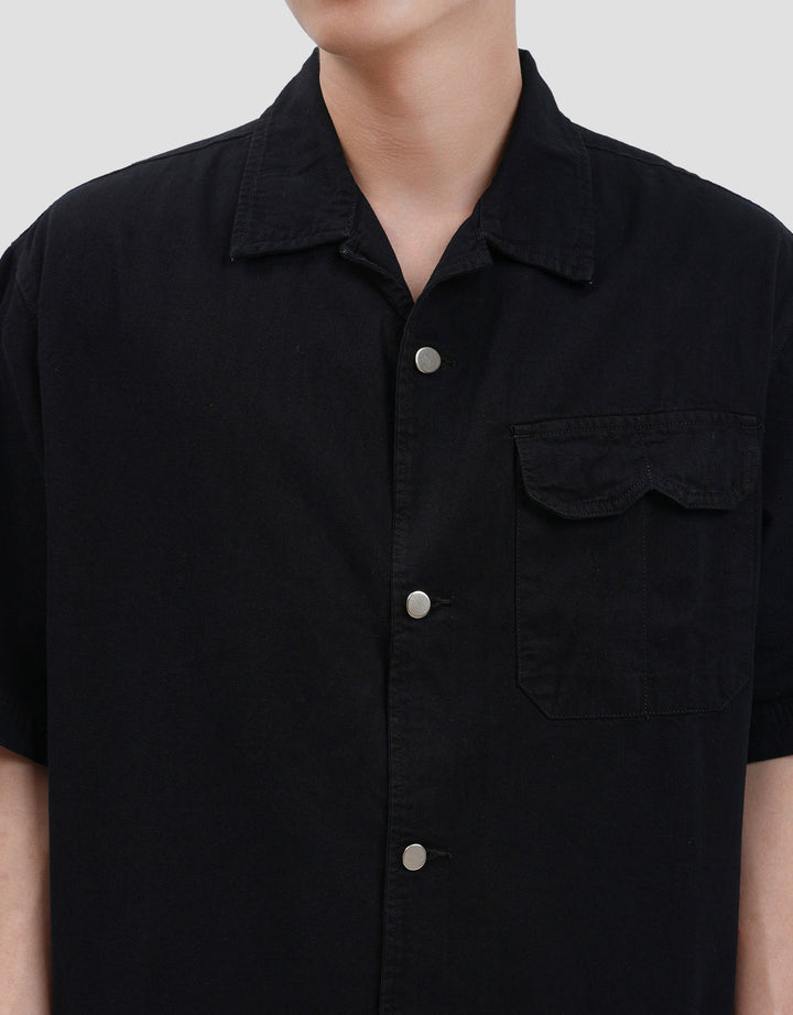 Nevada Multiple Pocket Kemeja Denim Pria
