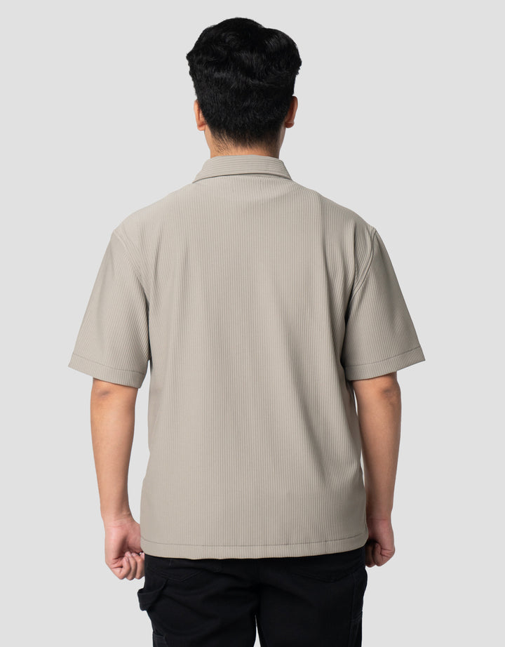 Nevada Texture With 2 Pocket Reg Collar - Boxy Kemeja Pria