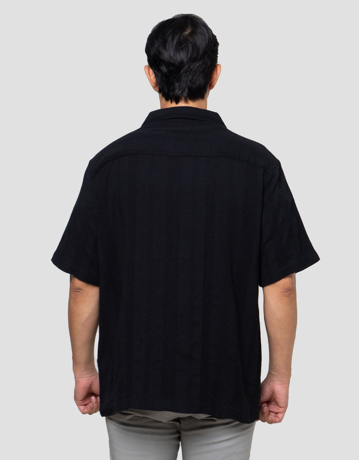 Nevada Texture Camp Collar - Reg Fit Kemeja Pria