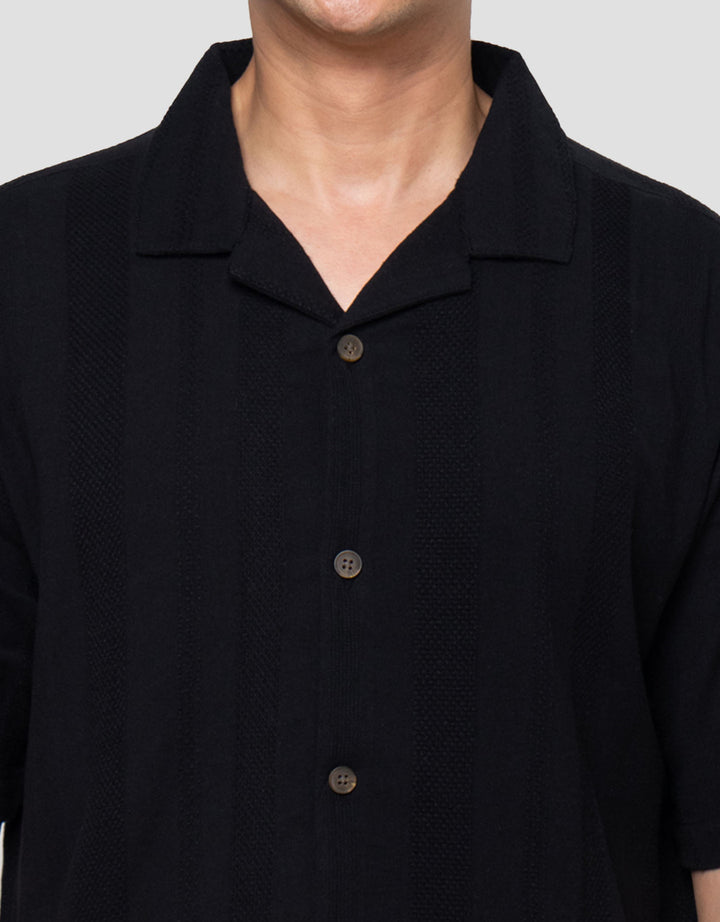 Nevada Texture Camp Collar - Reg Fit Kemeja Pria