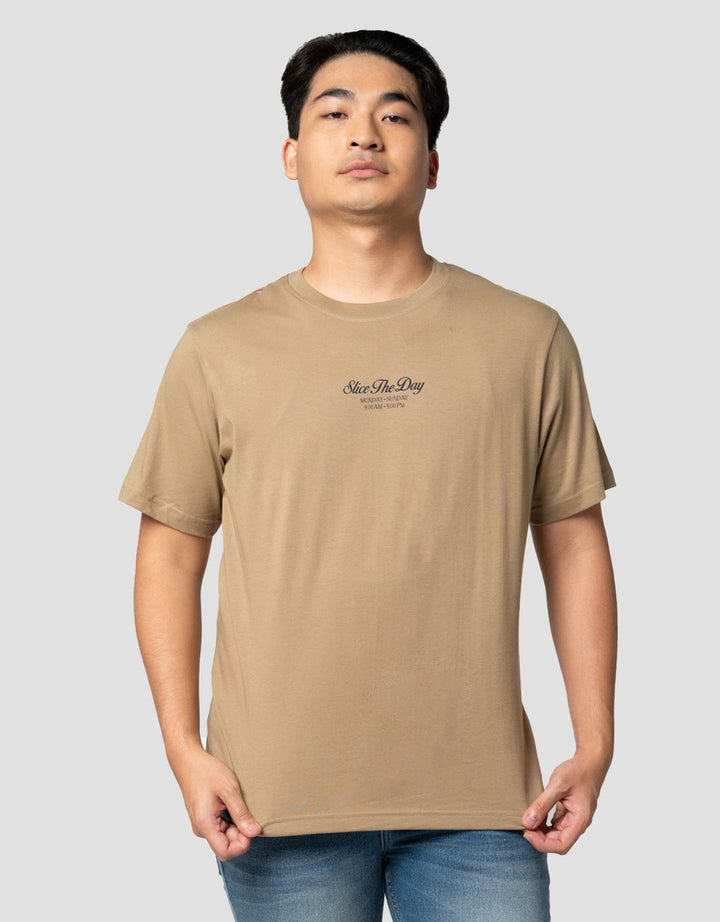 Nevada Photoprint Pizza Backprint Kaos Pria