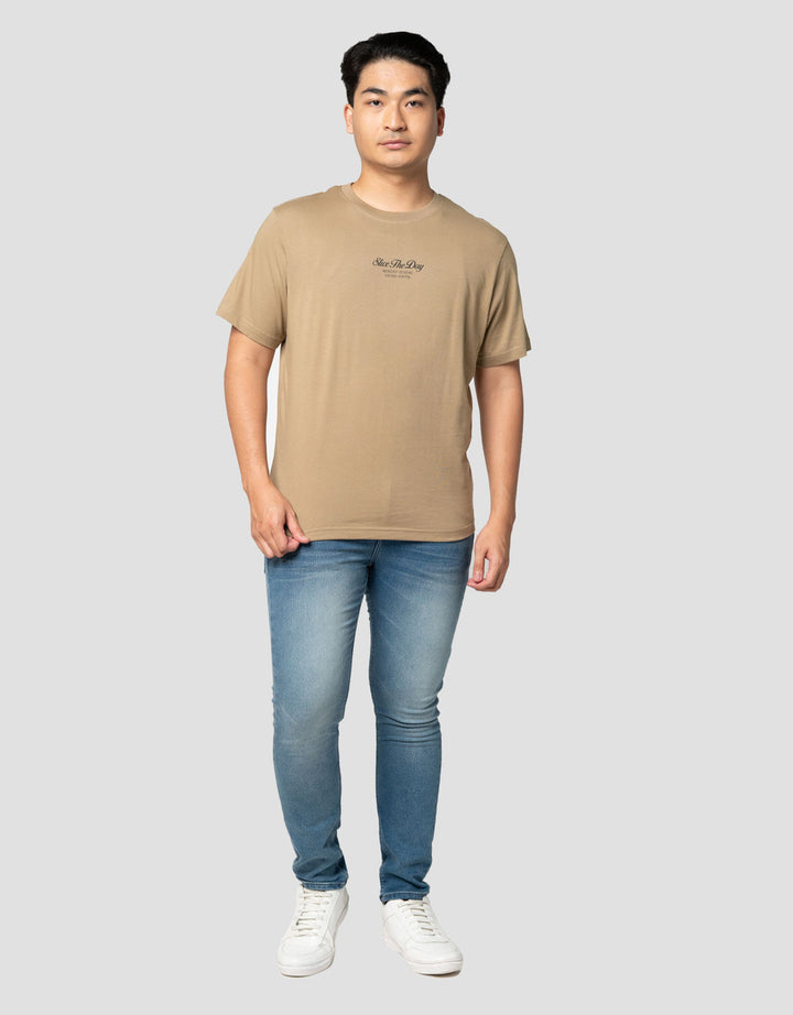 Nevada Photoprint Pizza Backprint Kaos Pria