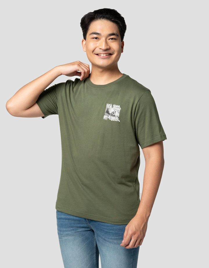 Nevada Graphic Riding Theme Stage Kaos Pria