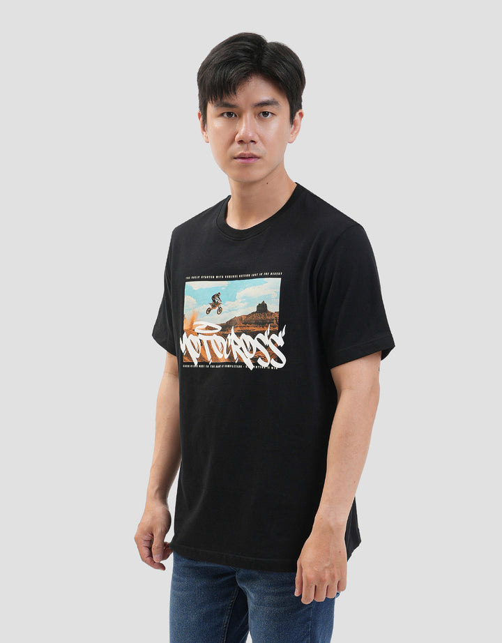 Nevada Graphic Riding Theme Kaos Pria