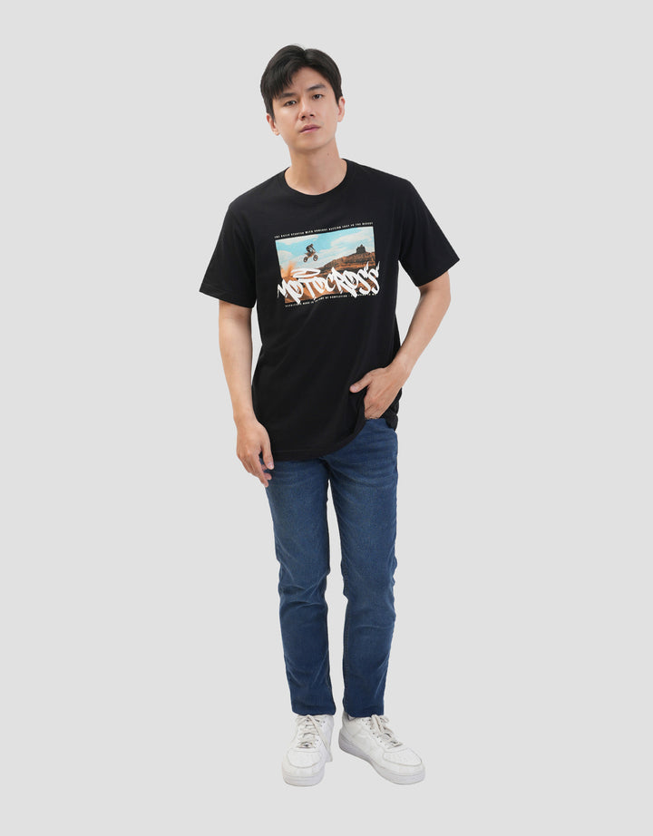 Nevada Graphic Riding Theme Kaos Pria