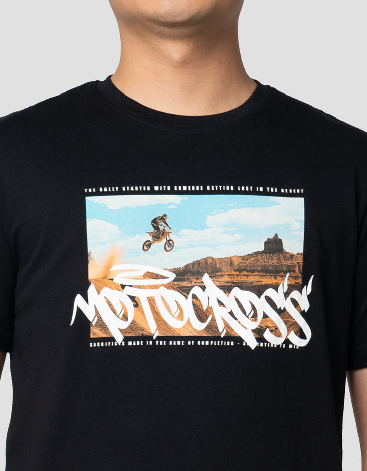 Nevada Graphic Riding Theme Kaos Pria