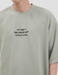 Nevada Textured - Stop Trying To Make Everyone Happy Kaos Oversize Pria