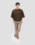 Nevada Textured - Live In The Moment Kaos Oversize Pria