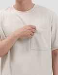 Nevada Reg Fit Texture Pocket Kaos Pria