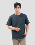 Nevada Reg Fit Texture Pocket Kaos Pria
