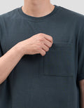 Nevada Reg Fit Texture Pocket Kaos Pria