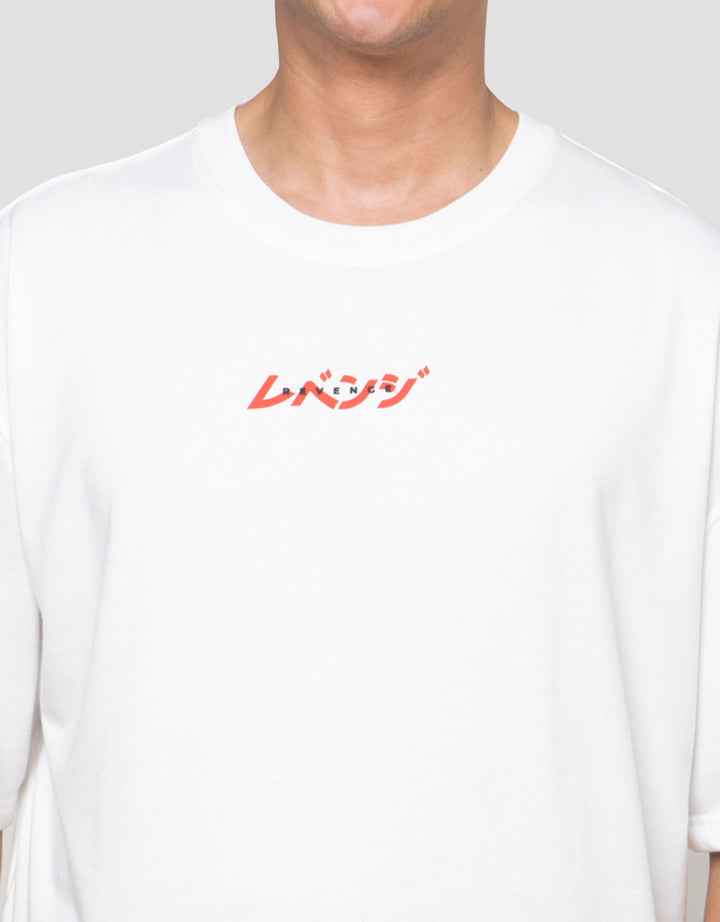 Nevada Anime Backprint - Style Kaos Oversize Pria