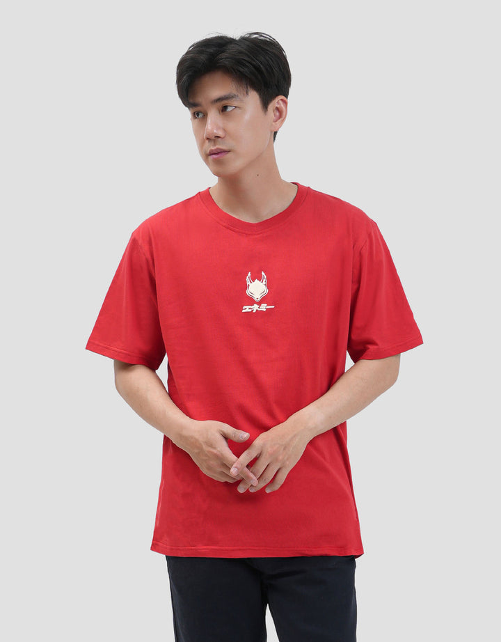 Nevada Anime Enemy Backprint - Style Kaos Pria
