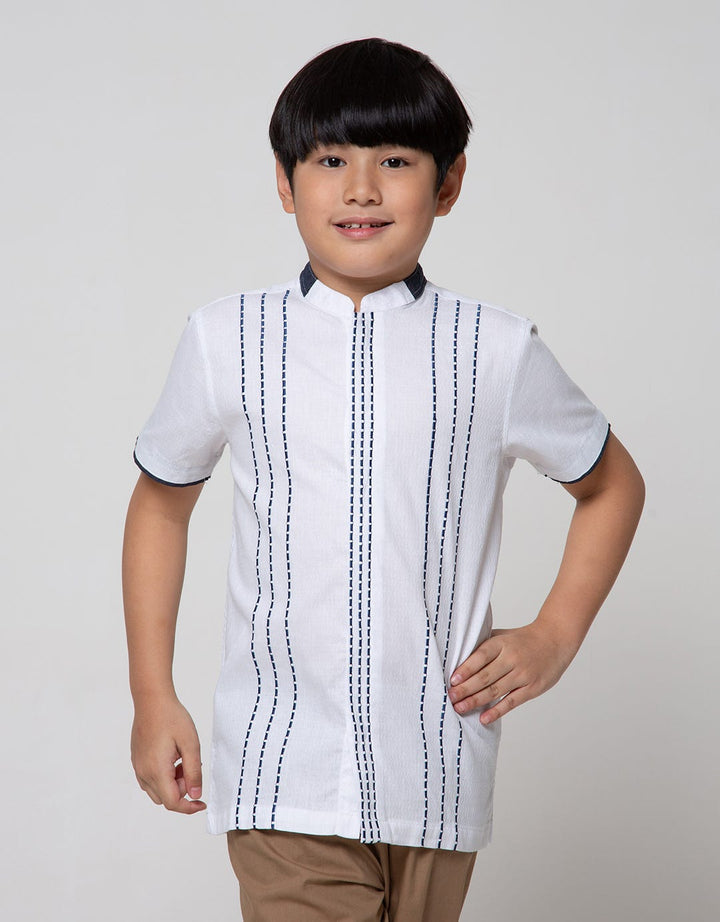 Nevada Short Sleeve Shirt Dobby Bordir Pintu