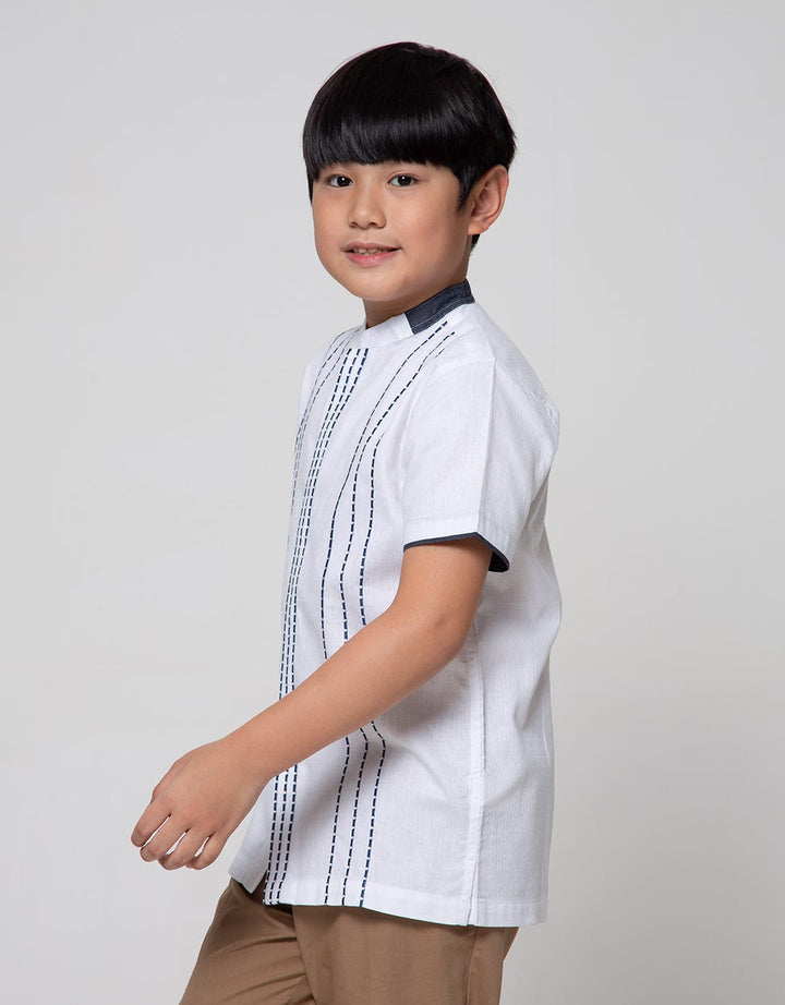Nevada Short Sleeve Shirt Dobby Bordir Pintu