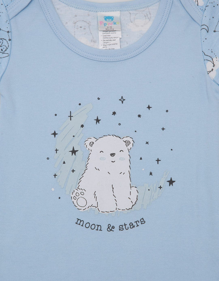 Pipiniko Short Sleeve T-Shirt Baju Envelope Polar Bear