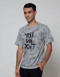 T Zone Short Sleeve T-Shirt Fullprint Aop Graffiti You Can Do It