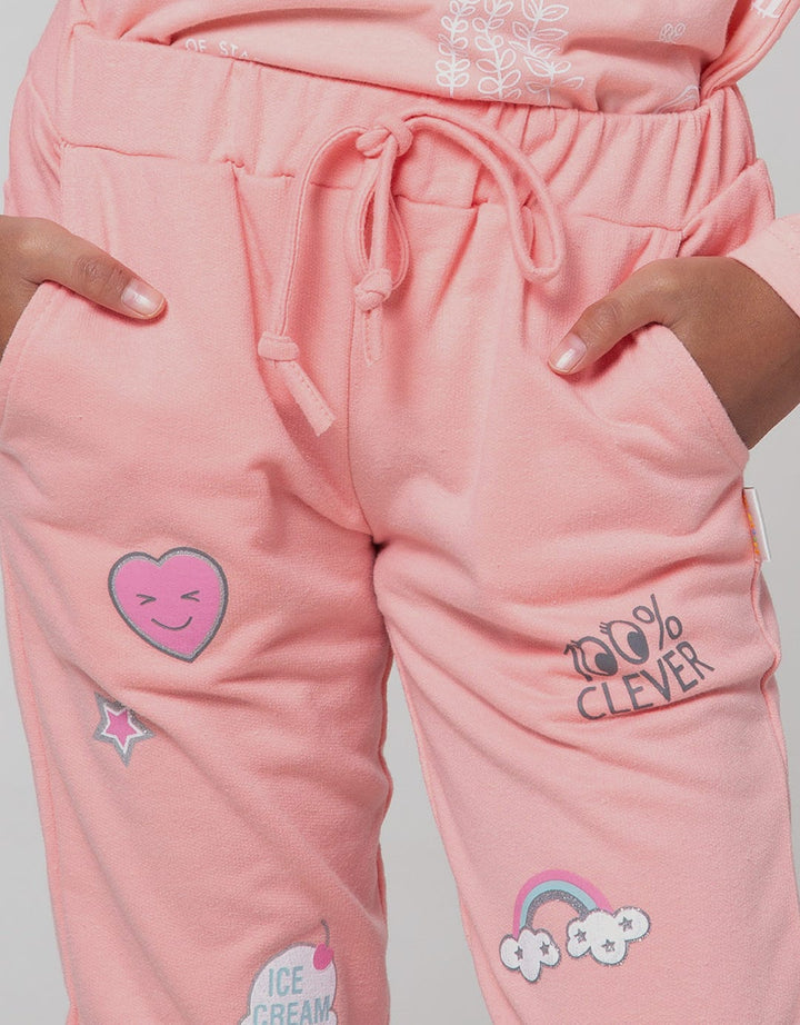 Little M Jogger Sablon Ebar Owl