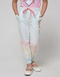 Little M Jogger Knit Tie Dye Rainbow