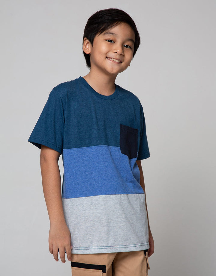 Nevada Short Sleeve T-Shirt Cns 3 Color Block With Pocket
