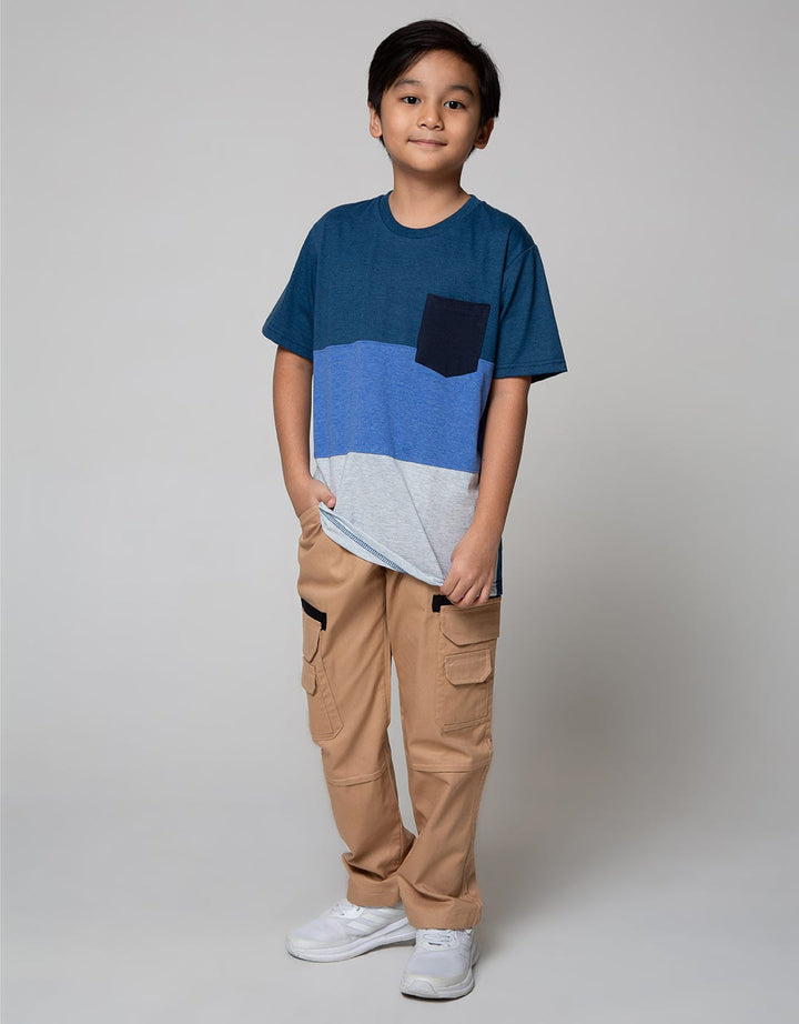 Nevada Short Sleeve T-Shirt Cns 3 Color Block With Pocket