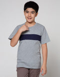 Nevada Short Sleeve T-Shirt Kombinasi Waffle