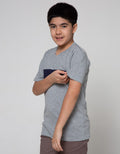 Nevada Short Sleeve T-Shirt Kombinasi Waffle