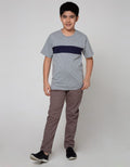 Nevada Short Sleeve T-Shirt Kombinasi Waffle