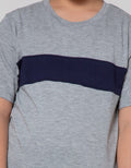 Nevada Short Sleeve T-Shirt Kombinasi Waffle