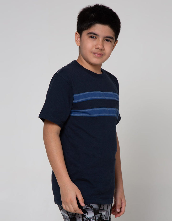 Nevada Short Sleeve T-Shirt Kombinasi Stripe