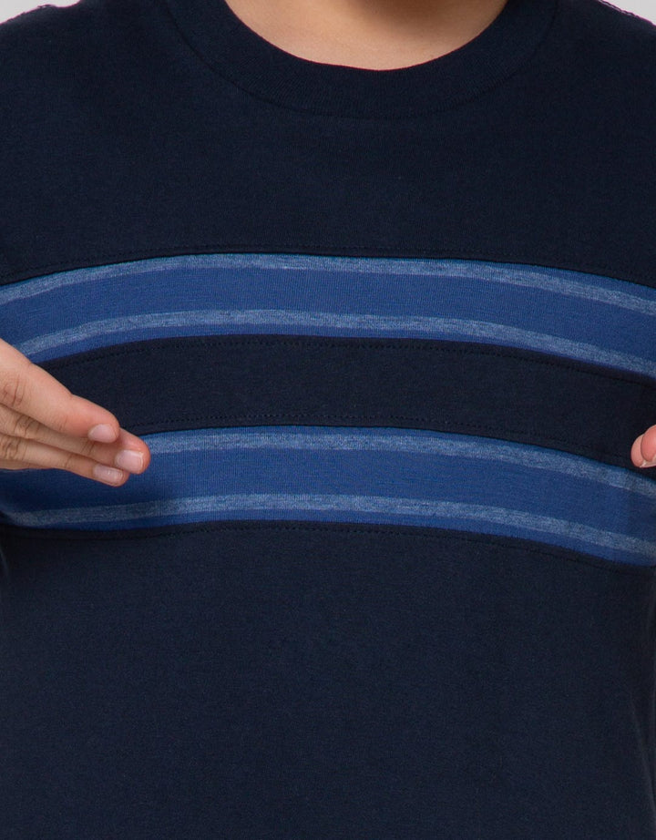 Nevada Short Sleeve T-Shirt Kombinasi Stripe