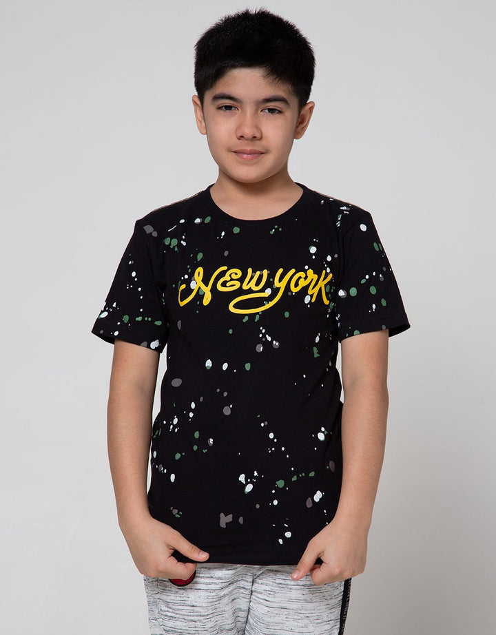 Nevada Short Sleeve T-Shirt Print Splash New York