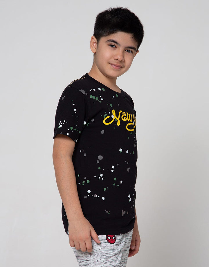 Nevada Short Sleeve T-Shirt Print Splash New York