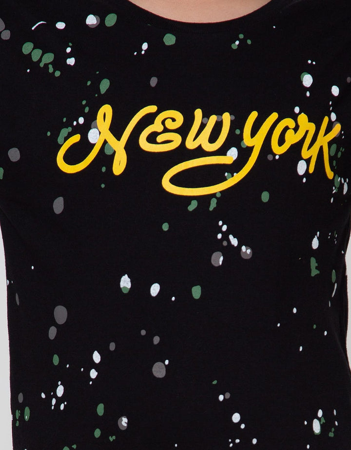 Nevada Short Sleeve T-Shirt Print Splash New York