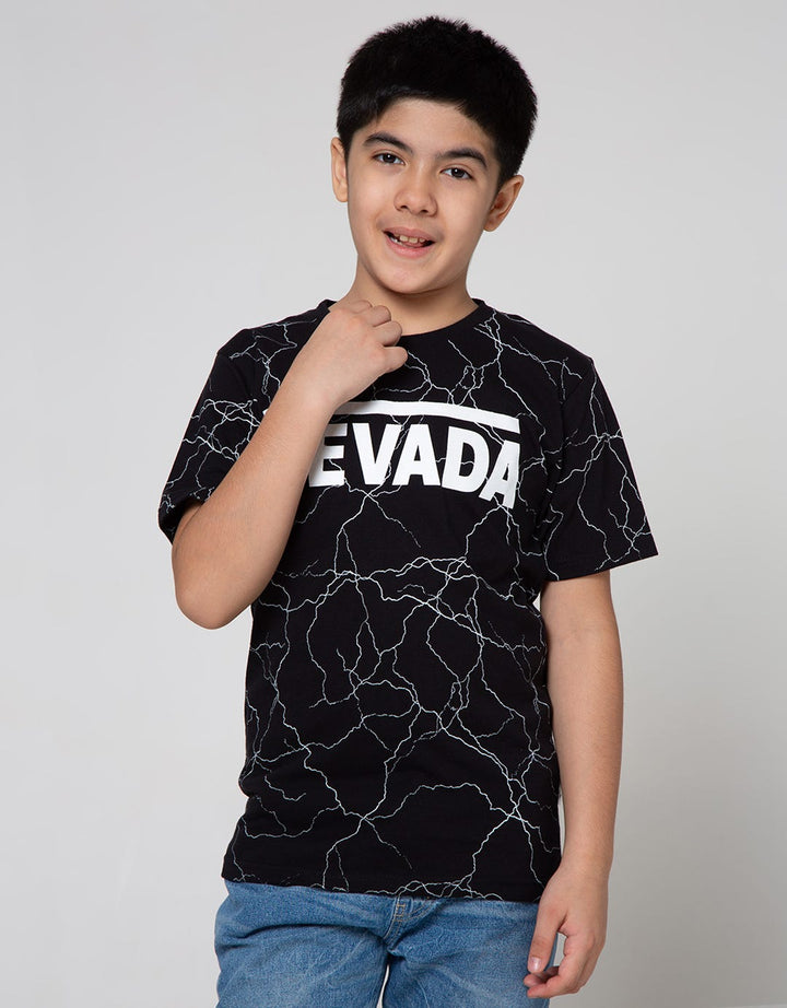 Nevada Short Sleeve T-Shirt Print Lightening