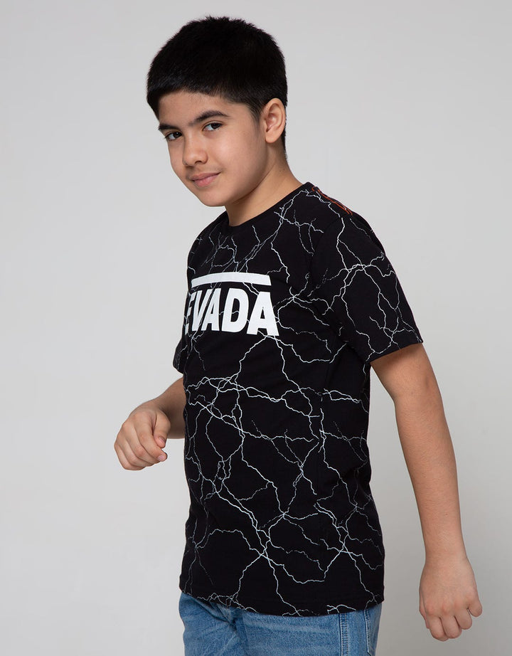 Nevada Short Sleeve T-Shirt Print Lightening