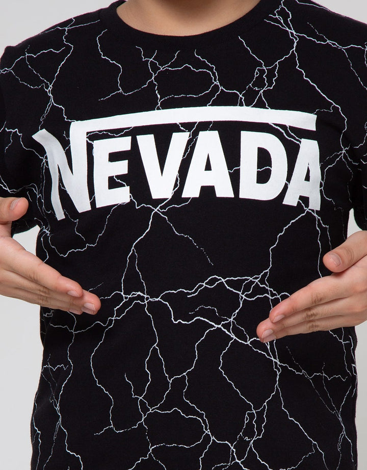 Nevada Short Sleeve T-Shirt Print Lightening