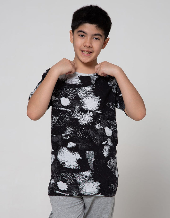 Nevada Short Sleeve T-Shirt Print Rotary Abstract