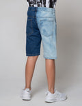 Nevada Denim Shorts Asymmetrical
