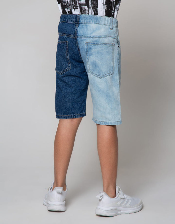 Nevada Denim Shorts Asymmetrical
