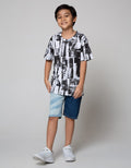 Nevada Denim Shorts Asymmetrical