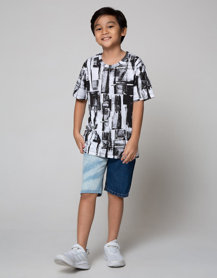 Nevada Denim Shorts Asymmetrical