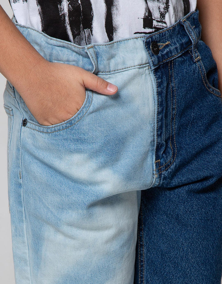 Nevada Denim Shorts Asymmetrical