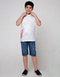 Nevada Denim Shorts Rib Destroyed Splash