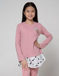 Nevada Long Sleeve T-Shirt Comb Woven Print Cat