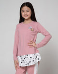 Nevada Long Sleeve T-Shirt Comb Woven Print Cat
