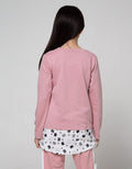 Nevada Long Sleeve T-Shirt Comb Woven Print Cat