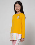 Nevada Long Sleeve T-Shirt Comb Woven Print Unicorn