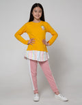 Nevada Long Sleeve T-Shirt Comb Woven Print Unicorn